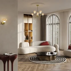 Подвесной светильник Dynasty 3000K 20Вт (Латунь)