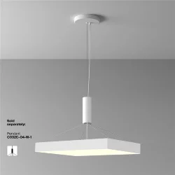 Потолочный светильник Зон / Zon 90 Вт 3000 К 120° (Белый) C032CL-90W3K-SQ-W