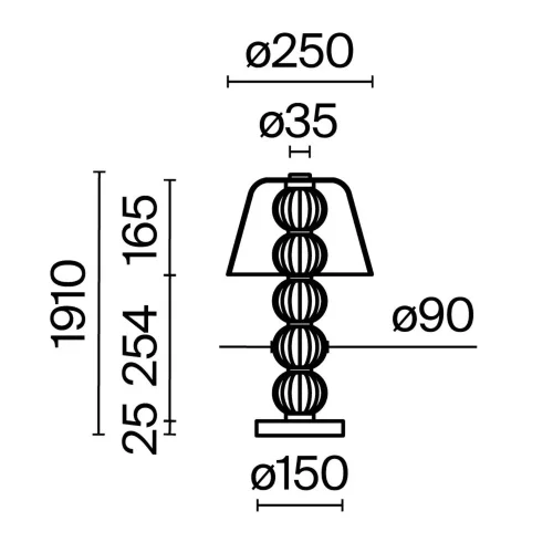Настольный светильник Amulet 3000К 10Вт (Золото) - фото 2