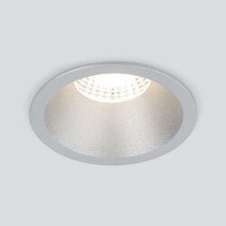 Встраиваемый светодиодный светильник Lin 7W 4200K серебро 15266/LED (055720)
