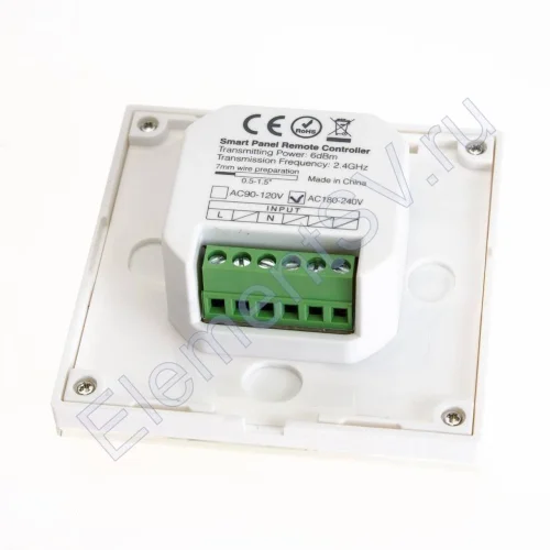 Сенсорная панель Mi-Light T3 P154 (RGB/RGBW, 220V, 2,4GHz) - фото 2.