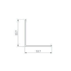 Экран KANT-Н55 SQUARE OPAL (Arlight, Пластик) 056924