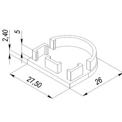 Заглушка для LC-LP-1428 без отверстия