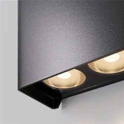 Настенный светильник Ракушка / Shell 3000K 6Вт IP 65 (Черный) O505WL-L6B3K