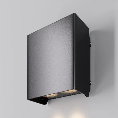 Настенный светильник Ракушка / Shell 3000K 6Вт IP 65 (Черный) O505WL-L6B3K - фото 3