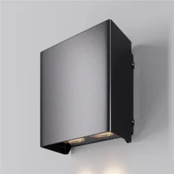 Настенный светильник Ракушка / Shell 3000K 6Вт IP 65 (Черный) O505WL-L6B3K