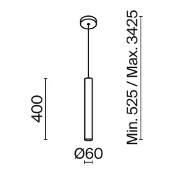 Подвесной светильник Pro Focus GU10x1 (Золото)