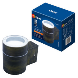 UUL-S91A 50W-GX53 IP65 BRONZE Светильник уличный, под лампу GX53, Архитектурный накладной, Корпус бронза, TM Uniel