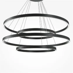 Подвесной светильник Rim 3000-4000К 165Вт (Черный)