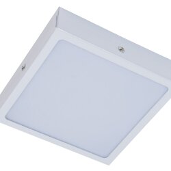 Универсальный офисный светодиодный светильник Грильято 20 Вт IP44 200x200x40 мм 3000K Опал