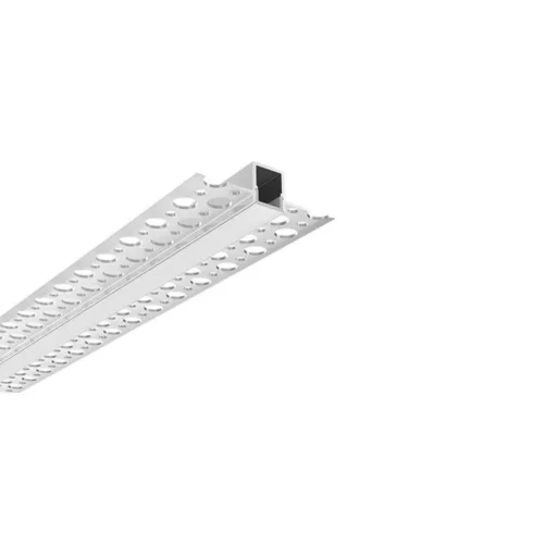 Алюминиевый профиль встраиваемый в гипсокартон 343 (2500*52,1/12,1*13,3мм с рассеивателем) - фото I