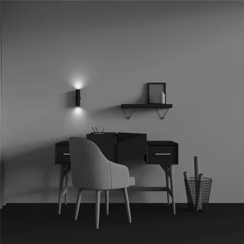 Настенный светильник Calipso GU10 10Вт IP20 (Черный) - фото 4