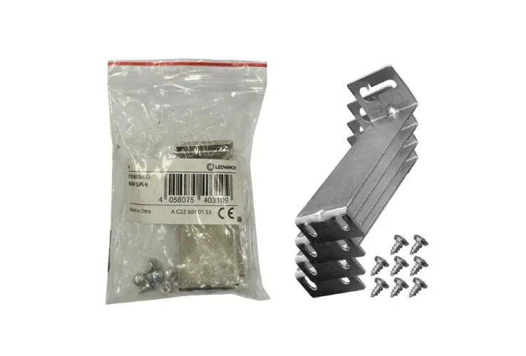 Скобы монтажные для офисных панелей | ECOCLASS SURFACE MOUNT CLIPS W60L60/L120 | - LEDVANCE. Фото 2