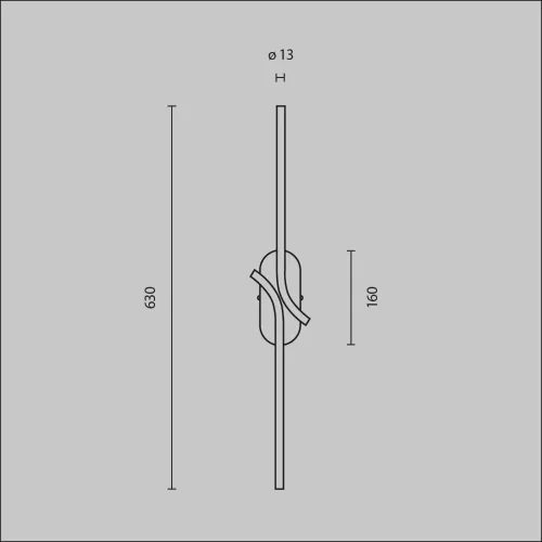 Настенный светильник (бра) Renaissance 3000К 6Вт (Латунь) - фото 4