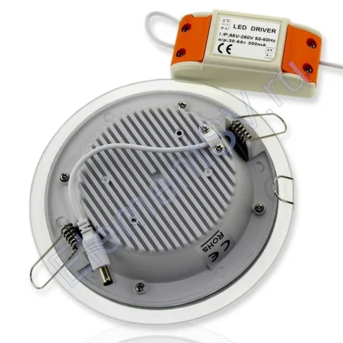 Светодиодный светильник встраиваемый IC-RW D200 (15W, White) - фото 2.