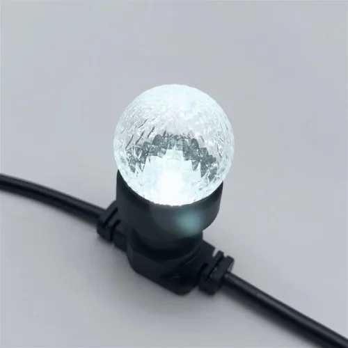 Строб Лампа Ø45 мм для Белт-лайта 220В, Цоколь E27, Белая. Фото 3.