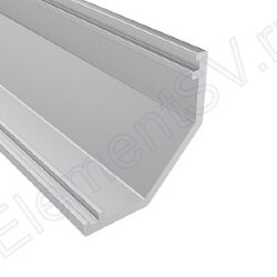 Профиль алюминиевый угловой 4L-1616-U ANOD