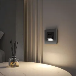 Поворотная встраиваемая LED подсветка Turn (черный матовый) W1154708