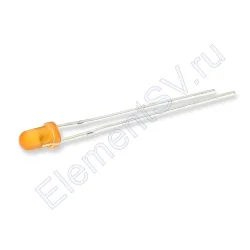 Светодиод ICL-3mm LE69 (orange, 500-700 mcd, diffuse)