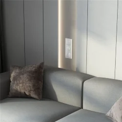 Выключатель одноклавишный (Hammer белый) W1210001