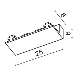 TRA084EC-112B Комплект заглушек Radity 2 штуки, черный (Черный)