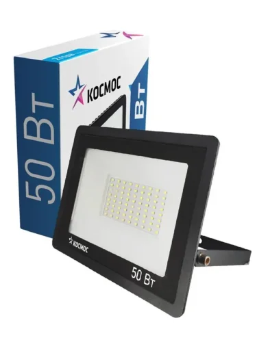 Прожектор светодиодный 50Вт 6500К IP65 4000лм КОСМОС K_PR5_LED_50 - фото