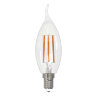 LED-CW35-11W-4000K-E14-CL PLS02WH Лампа светодиодная, Форма свеча на ветру, прозрачная, Серия Sky, Белый свет 4000К. - фото 2
