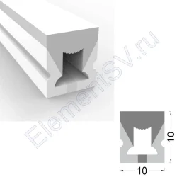 Cиликоновая оболочка T1010 3X S5 (10*10mm, pcb 6mm)