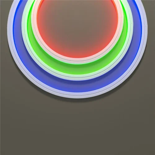 Гибкий неон 12x12 24В 14,4Вт/м RGB IP67 5м (Белый) - фото 4