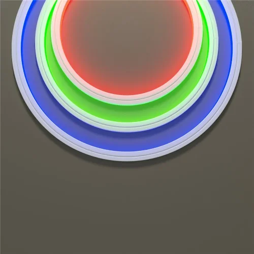 Гибкий неон 12х12 24В 14,4Вт/м Цветной (RGB) IP67 5м (Белый) 432024 - фото 4