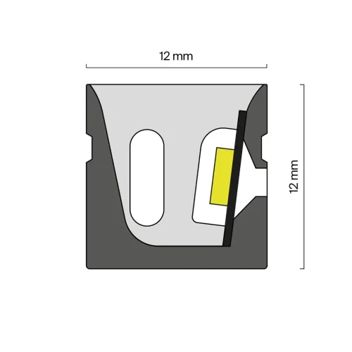 Гибкий неон 12х12 24В 14,4Вт/м Цветной (RGB) IP67 5м (Белый) 432024 - фото 8