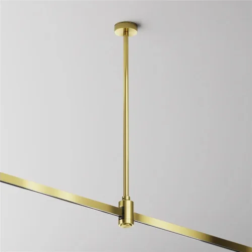 Крепление потолочное Medium 360мм с вводом питания Flarity латунь (Латунь) - фото 2