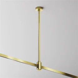 Крепление потолочное Medium 360мм с вводом питания Flarity латунь (Латунь)