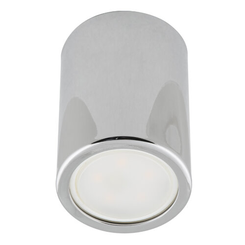 DLC-S601 GU10 CHROMEСветильник декоративный накладной, серия Sotto. Без лампы, цоколь GU10. Металл. Хром. TM Fametto - фото