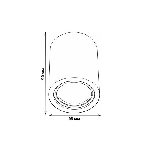 DLC-S601 GU10 CHROMEСветильник декоративный накладной, серия Sotto, Без лампы, цоколь GU10, Металл, Хром, TM Fametto - фото 2