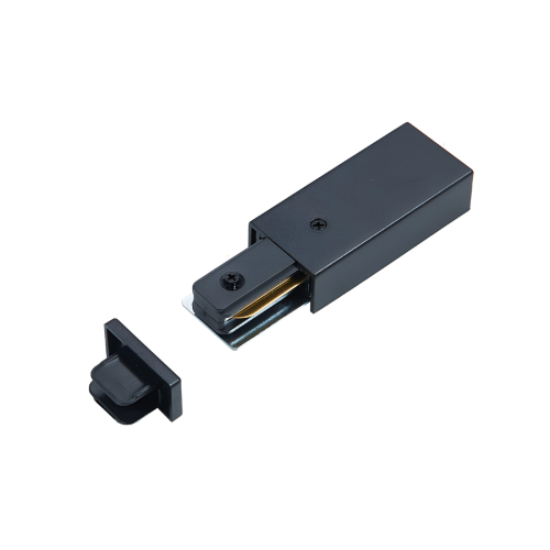 Ввод питания с заглушкой PRB-BL для шинопровода RB черный IN HOME - Фото