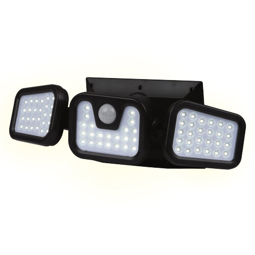 USL-F-263-PT120 SENSOR Садовый светильник на солнечной батарее с датчиком движения, 74 светодиода, Белый свет, 1x18650 Li-Io аккумулятор в-к, IP44, TM Uniel - фото 1