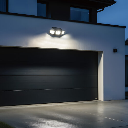 USL-F-263-PT120 SENSOR Садовый светильник на солнечной батарее с датчиком движения, 74 светодиода, Белый свет, 1x18650 Li-Io аккумулятор в-к, IP44, TM Uniel - фото 7