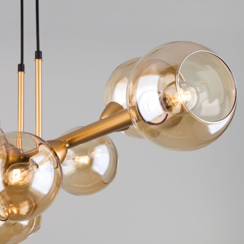 Умный подвесной светильник с круглыми стеклянными плафонами - Фото 3