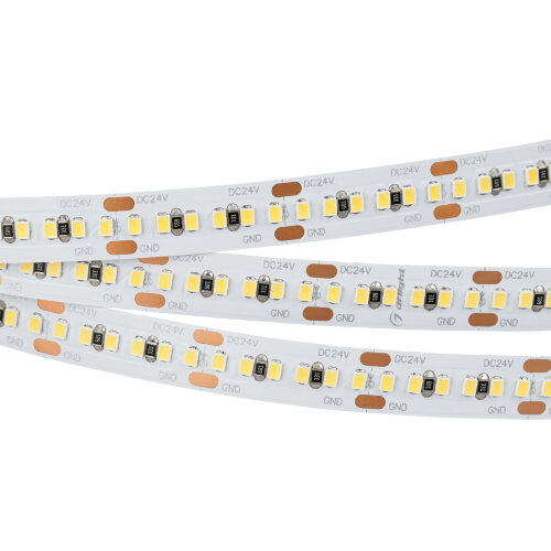 Светодиодная лента MICROLED-М300-8mm 24V Warm3000 (8 W/m, IP20, 2216, 5m) (Arlight, Открытый) 023559(2) - фото 4