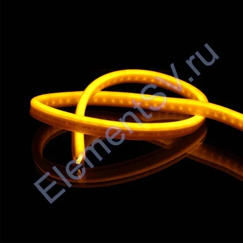 Светодиодный гибкий неон 0612 12V yellow LN306 - фото.