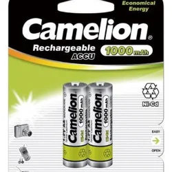 Аккумулятор AA/R6 1000мА.ч NI-CD BP-2 металлик (блист.2шт) Camelion 6181