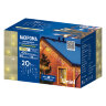 ULD-B20007-400-TTK WW-WH IP44 Бахрома светодиодная с эффектом мерцания, 20м, Соединяемая, 400 светодиодов, Теплый белый и белый свет, Провод прозрачный - фото 8