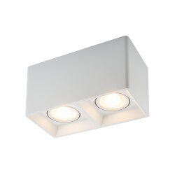 Светильник накладной IP 20, 10 Вт, GU5.3, LED, белый, пластик, Denkirs DK3035-WH