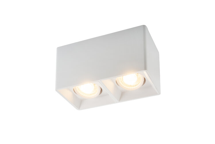 DK3035-WH Светильник накладной IP 20, 10 Вт, GU5.3, LED, белый, пластик.