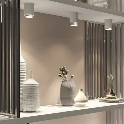 Потолочный светодиодный светильник Cors 25032/LED 10W 4200K белый/серебро (062387)