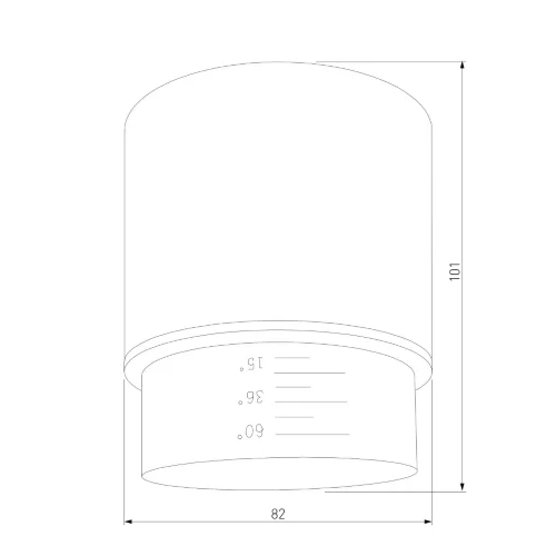 Потолочный светодиодный светильник Cors 25032/LED 10W 4200K белый/серебро - фото 6