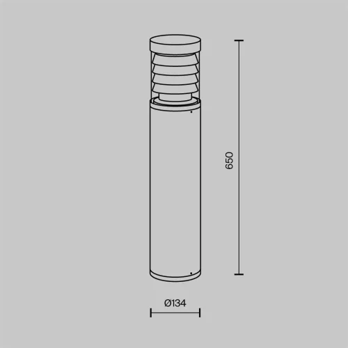 Ландшафтный светильник Spir 3000K 12Вт IP 54 (Графит) - фото 15