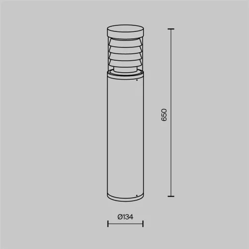 Ландшафтный светильник Spir 3000K 12Вт IP 54 (Графит) - фото 15