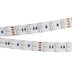 Светодиодная лента RT 2-5000 36V RGB 2Х2 (5060, 600 LED, LUX) (Arlight, 26 Вт/м, IP20) 015080
